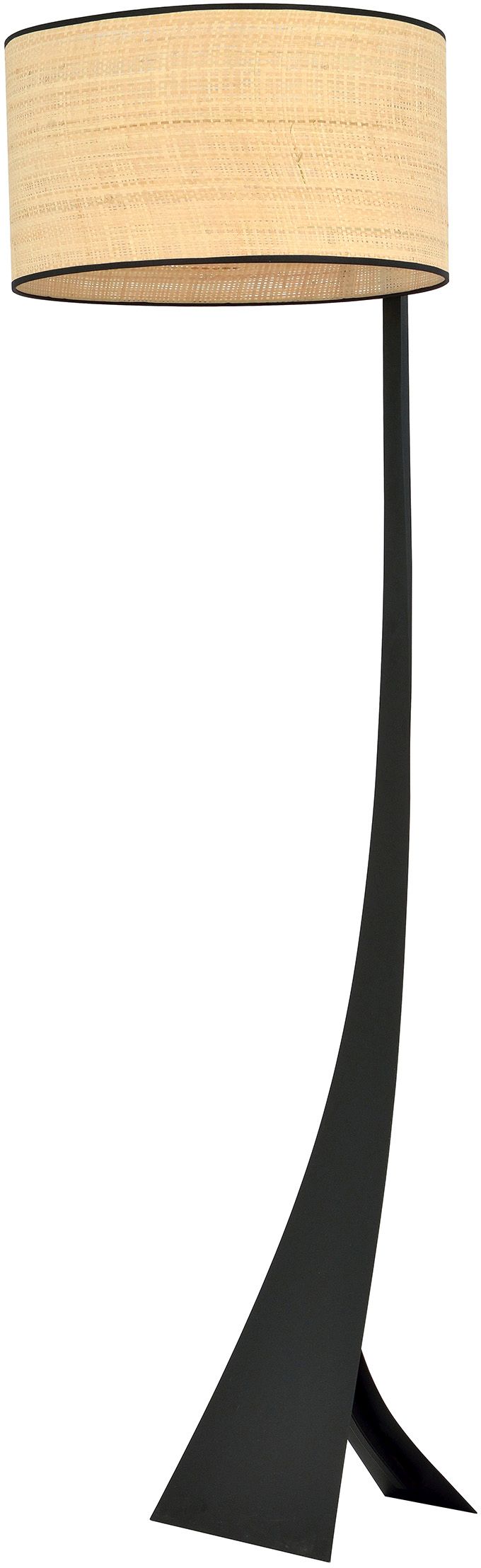 Emibig Estrella lampadaire 1x15 W noir-beige 1157/LP1