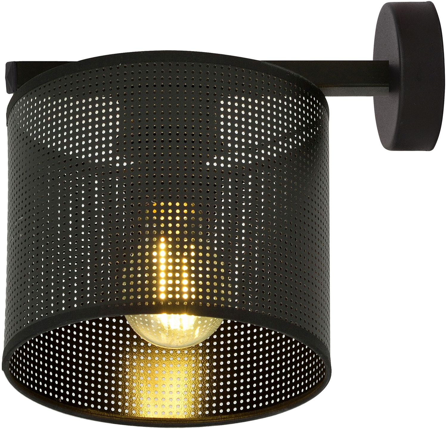 Emibig Jordan applique murale 1x15 W noir 1143/K1