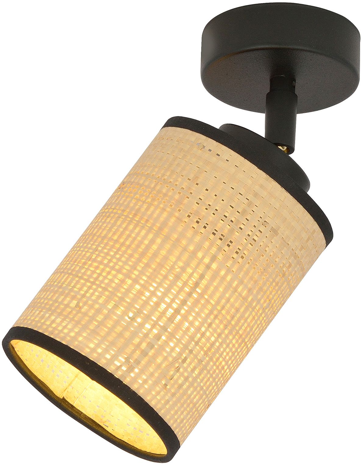 Emibig Yoga plafonnier 1x15 W noir-beige 1151/1