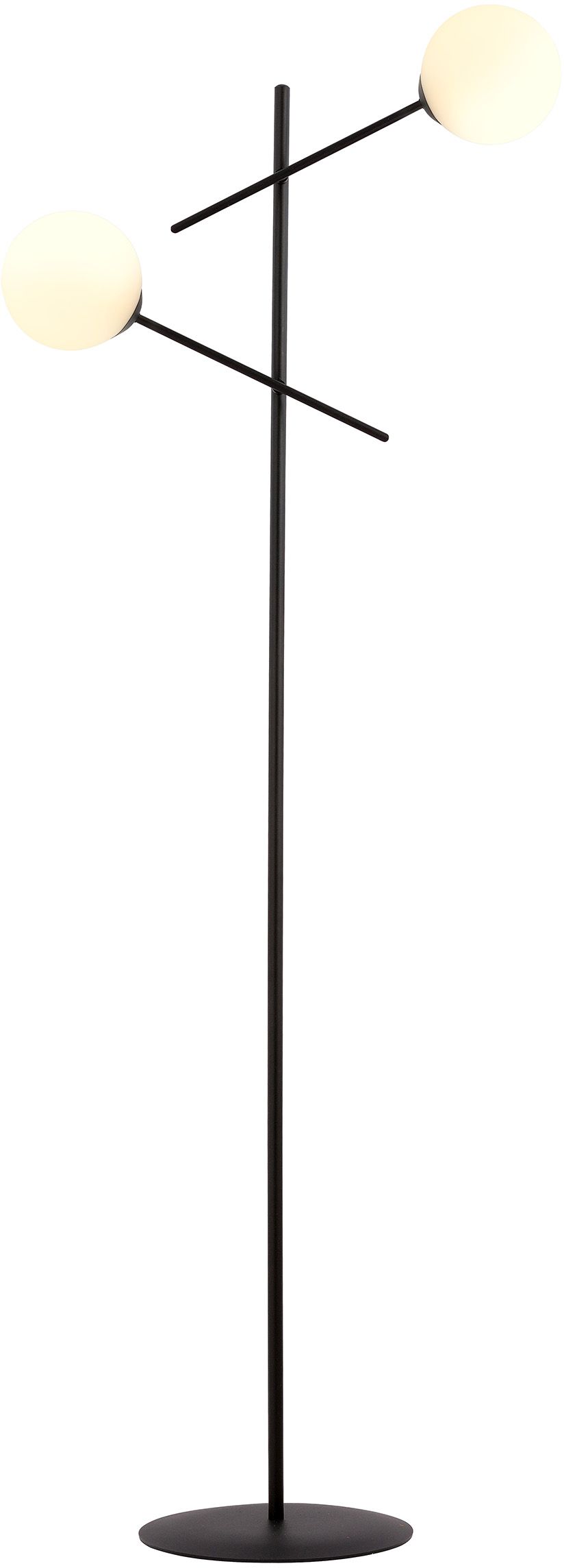 Emibig Linear lampadaire 2x10 W blanc-noir 1169/LP2