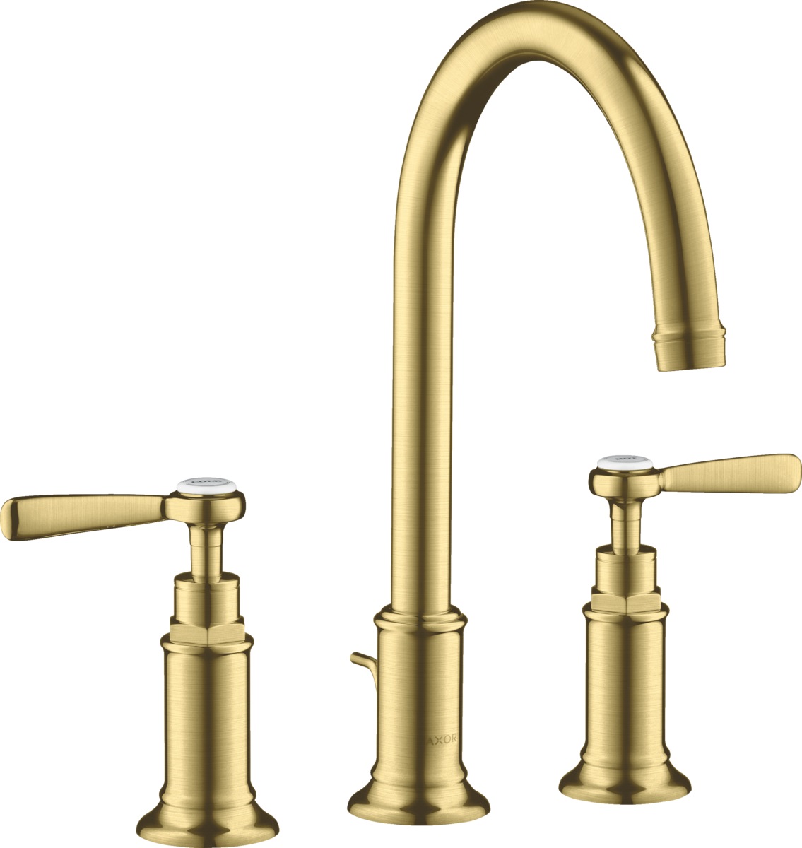 Axor Montreux mitigeur de lavabo sur pied laiton/brun antique 16514950