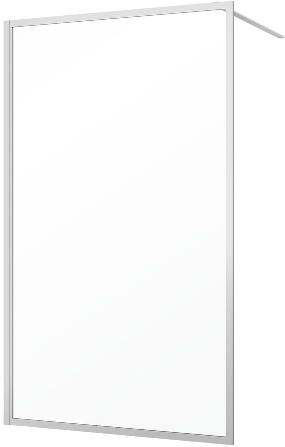 Sealskin Contour paroi de douche walk-in 100 cm brossé/verre transparent CDA30986325100