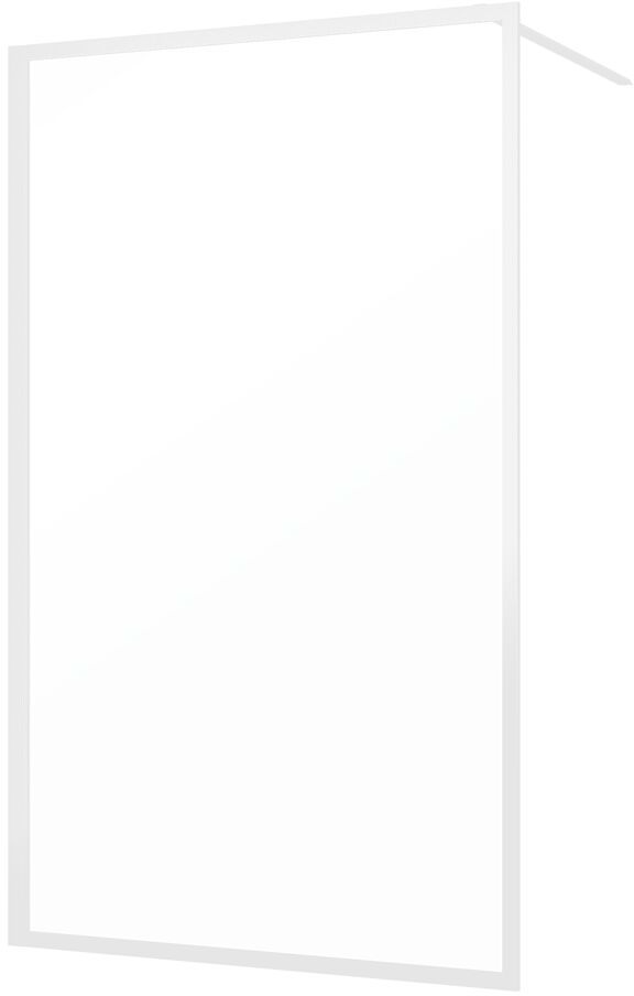 Sealskin Contour paroi de douche walk-in 120 cm blanc mat/verre transparent CDA31186025100