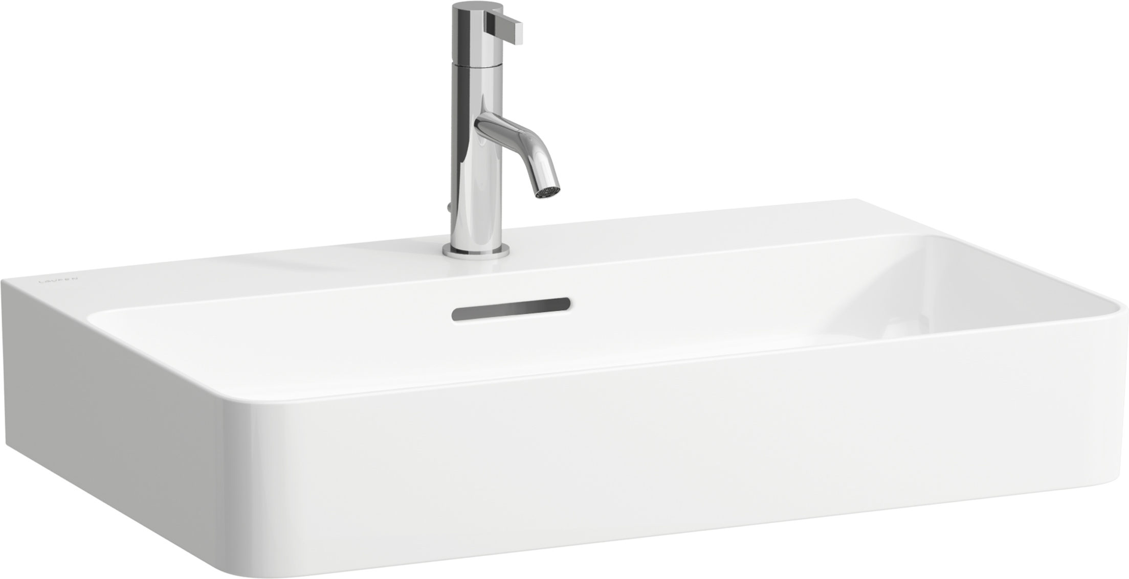 Laufen Val lavabo 65x42 cm rectangulaire classique-à poser blanc brillant H8162840001041
