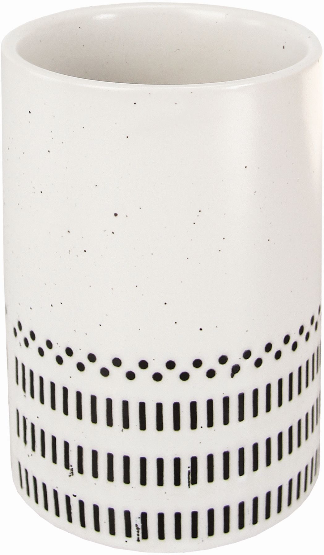 Kleine Wolke Alva gobelet pour brosses à dents blanc-noir 8095185852