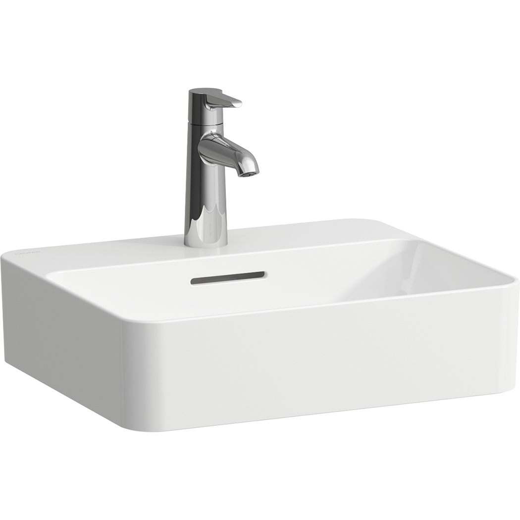 Laufen Val lavabo 45x38 cm rectangulaire à poser blanc mat H8122807571041