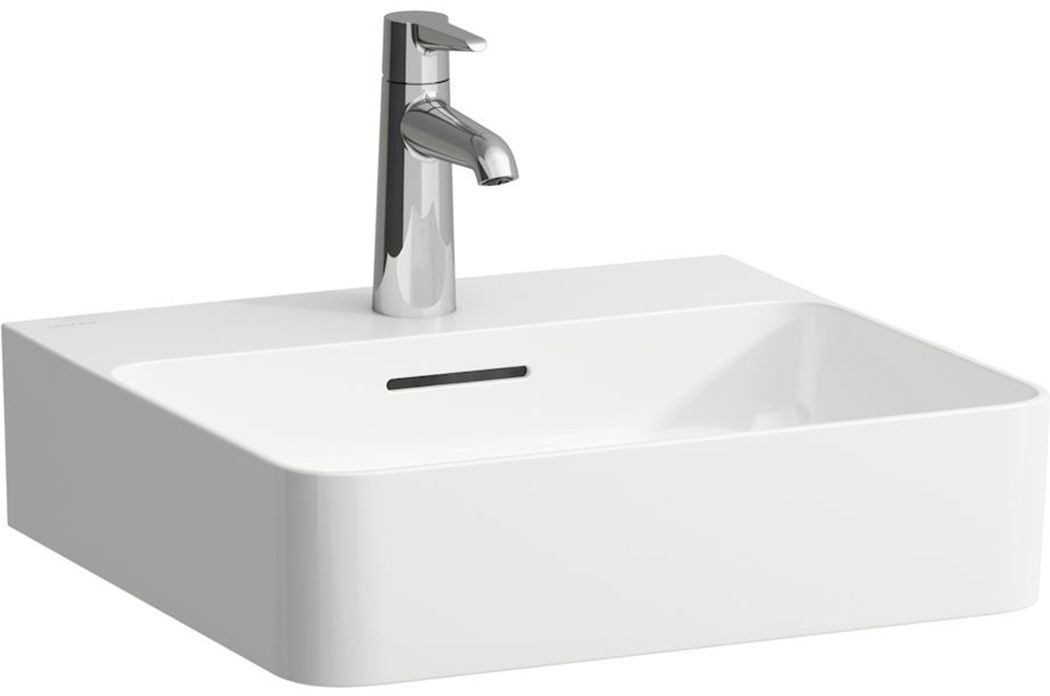 Laufen Val lavabo 45x42 cm rectangulaire classique-à poser blanc mat H8162807571041