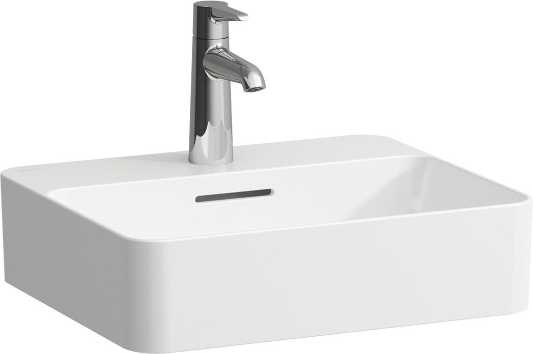 Laufen Val lavabo 45x38 cm rectangulaire à poser blanc H8122804001041