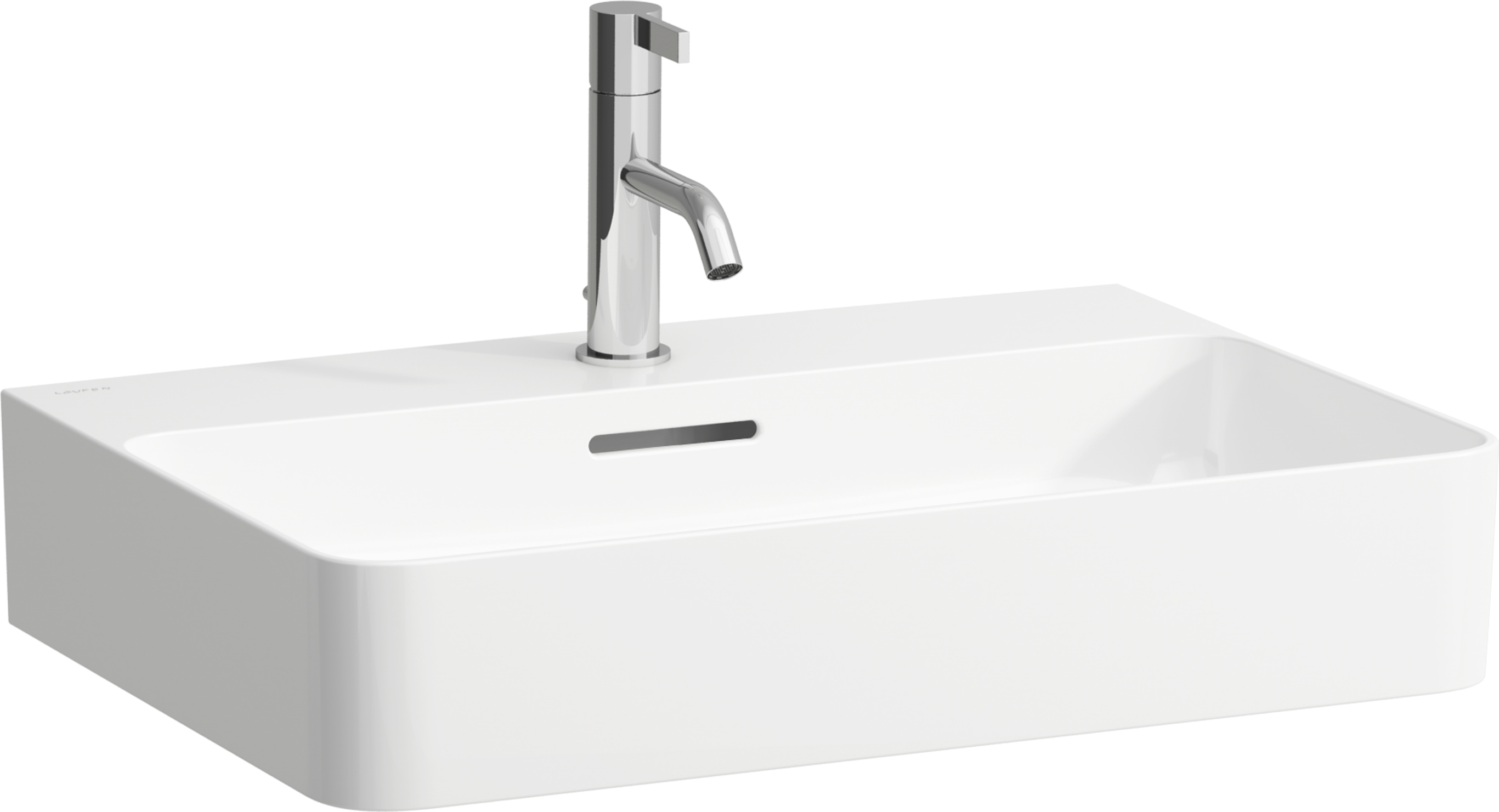 Laufen Val lavabo 60x42 cm rectangulaire classique-à poser blanc brillant H8162834001041
