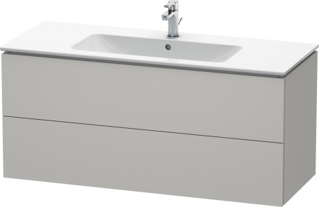 Duravit L-Cube armoire 122x48.1x55 cm sous-lavabo suspendu gris LC624300707