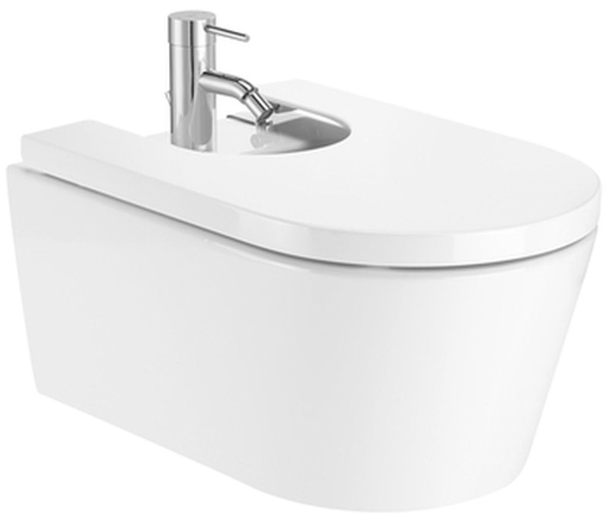 Set bidet Roca Inspira A357525S00, abattant de bidet Roca Inspira A80652200B