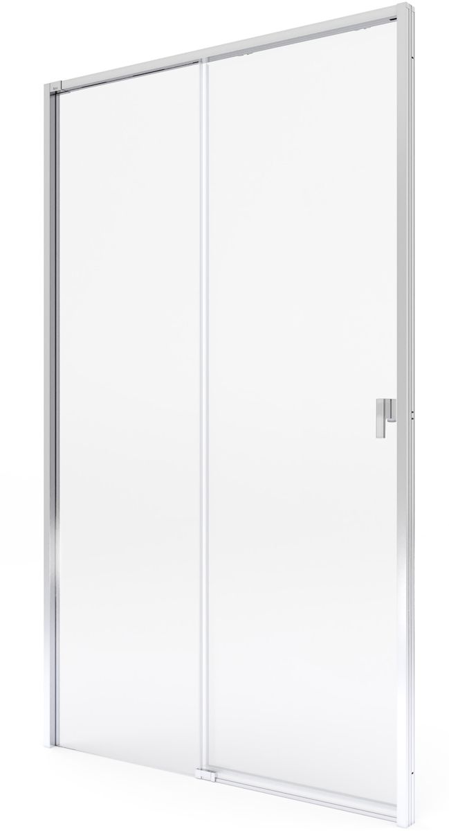 Roca Metropolis-N porte de douche 120 cm coulissant chrome brillant/verre transparent AMP1312012M