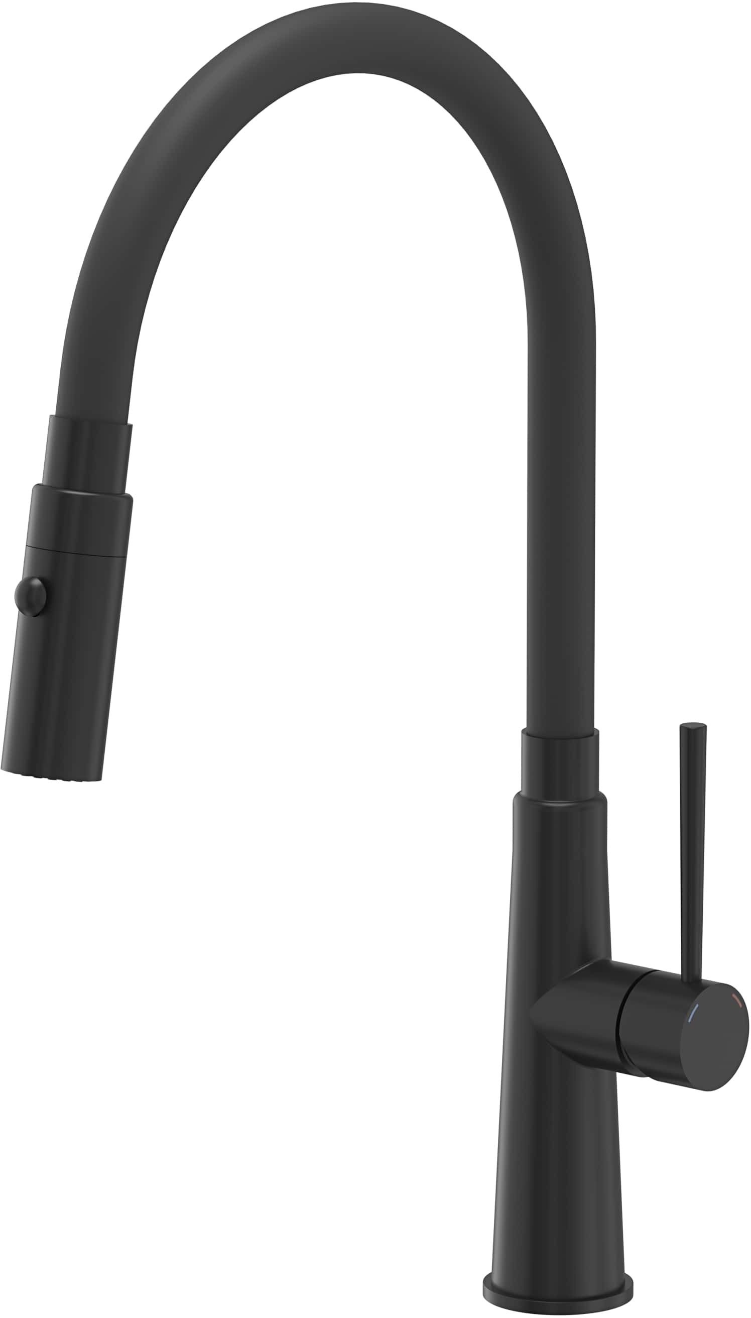 Quadron Gina mitigeur de cuisine sur pied noir 3922505_BLM