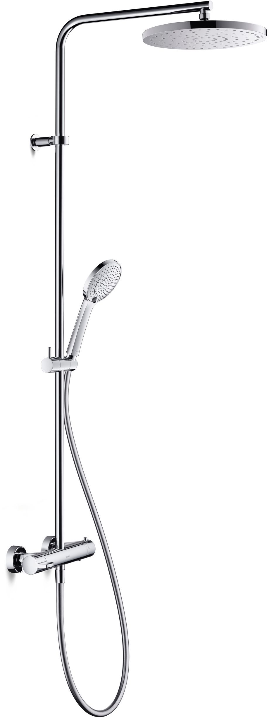 Duravit B.1 ensemble de douche mural avec thermostat oui chrome B14280008010