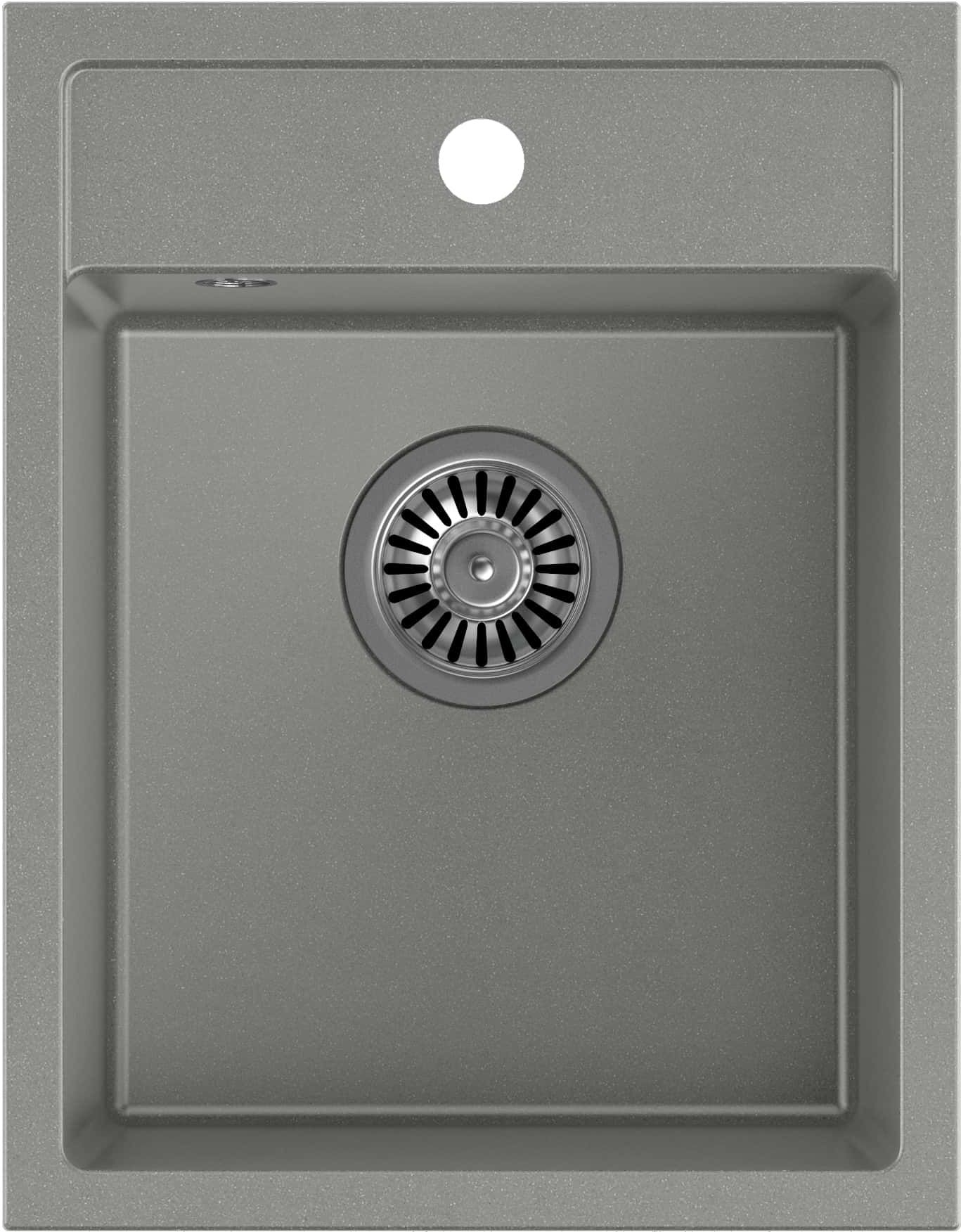 Quadron Johnny évier graniteq 50x39 cm gris/graphite/onyx HCQJ3950SZK