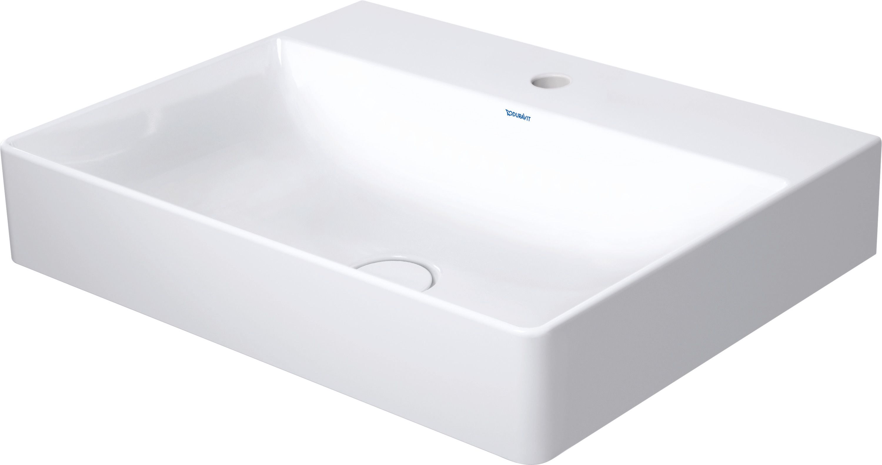 Duravit DuraSquare lavabo 60x47 cm rectangulaire classique-de meuble blanc 23536000711