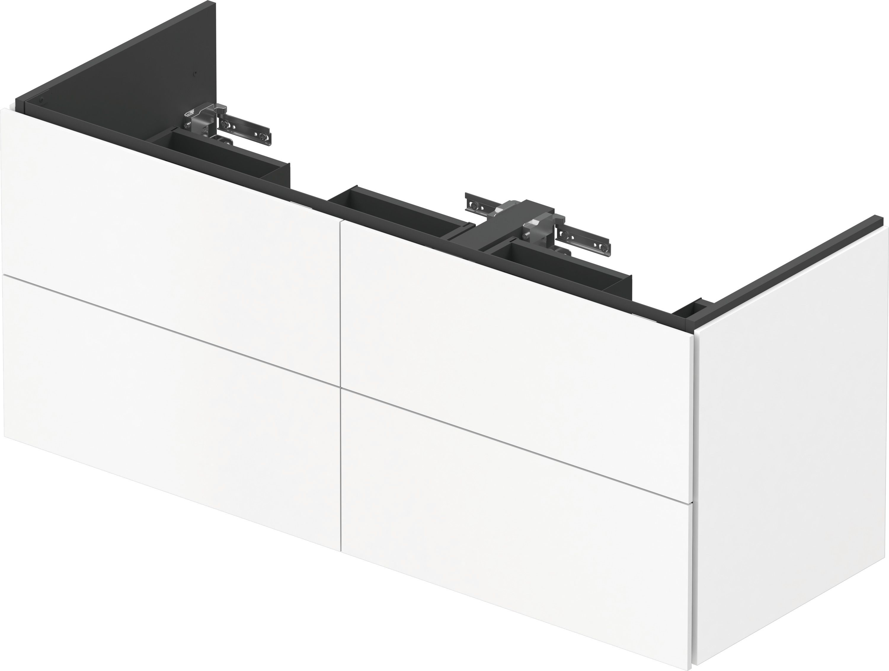 Duravit L-Cube armoire 129x48.1x55 cm sous-lavabo suspendu blanc LC625901818