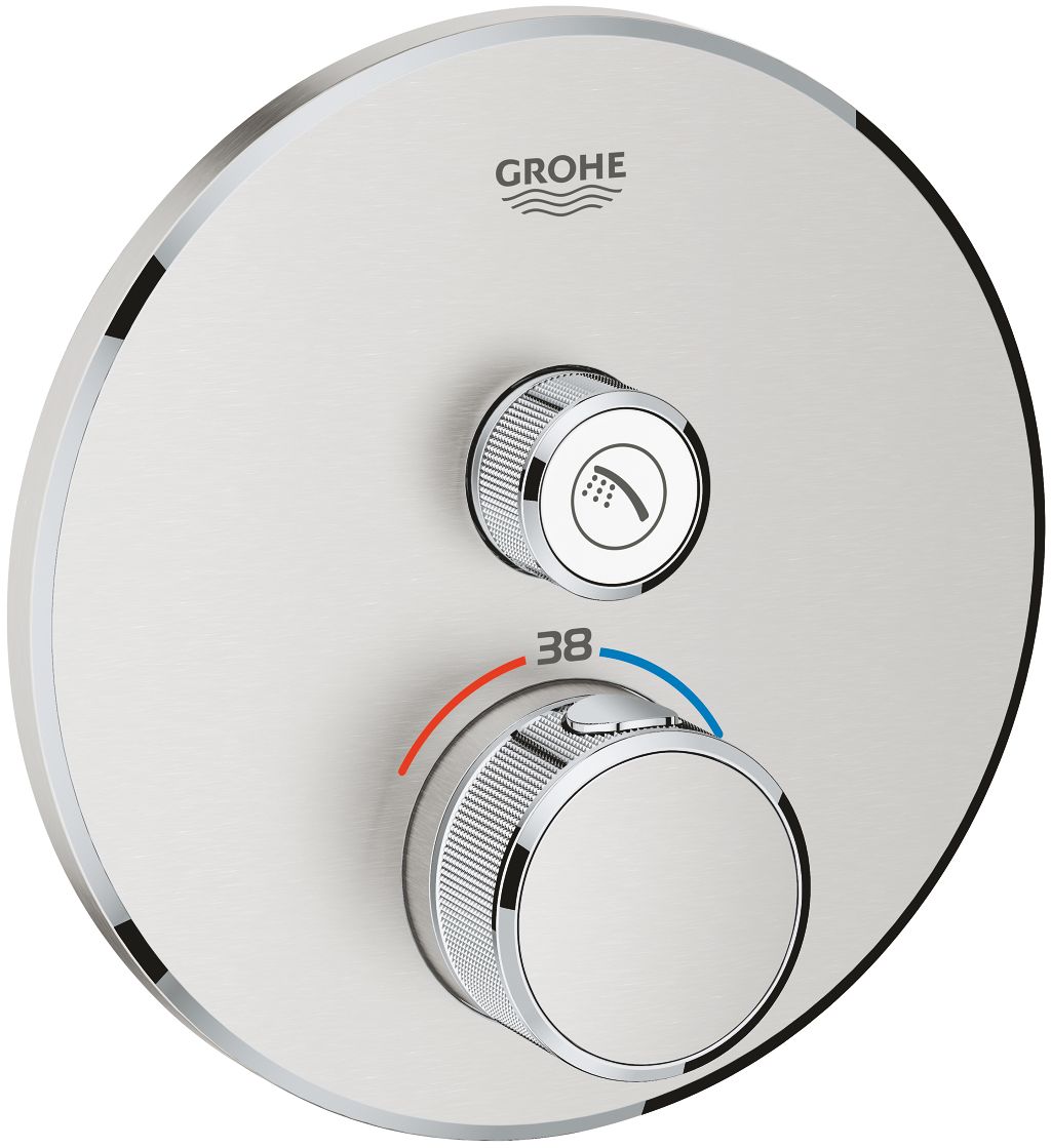 Grohe Grohtherm SmartControl mitigeur de douche encastrée oui SuperSteel 29118DC0