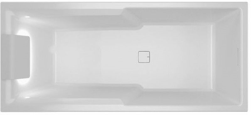 Riho Still Shower LED baignoire rectangulaire 180x80 cm blanc B103004005