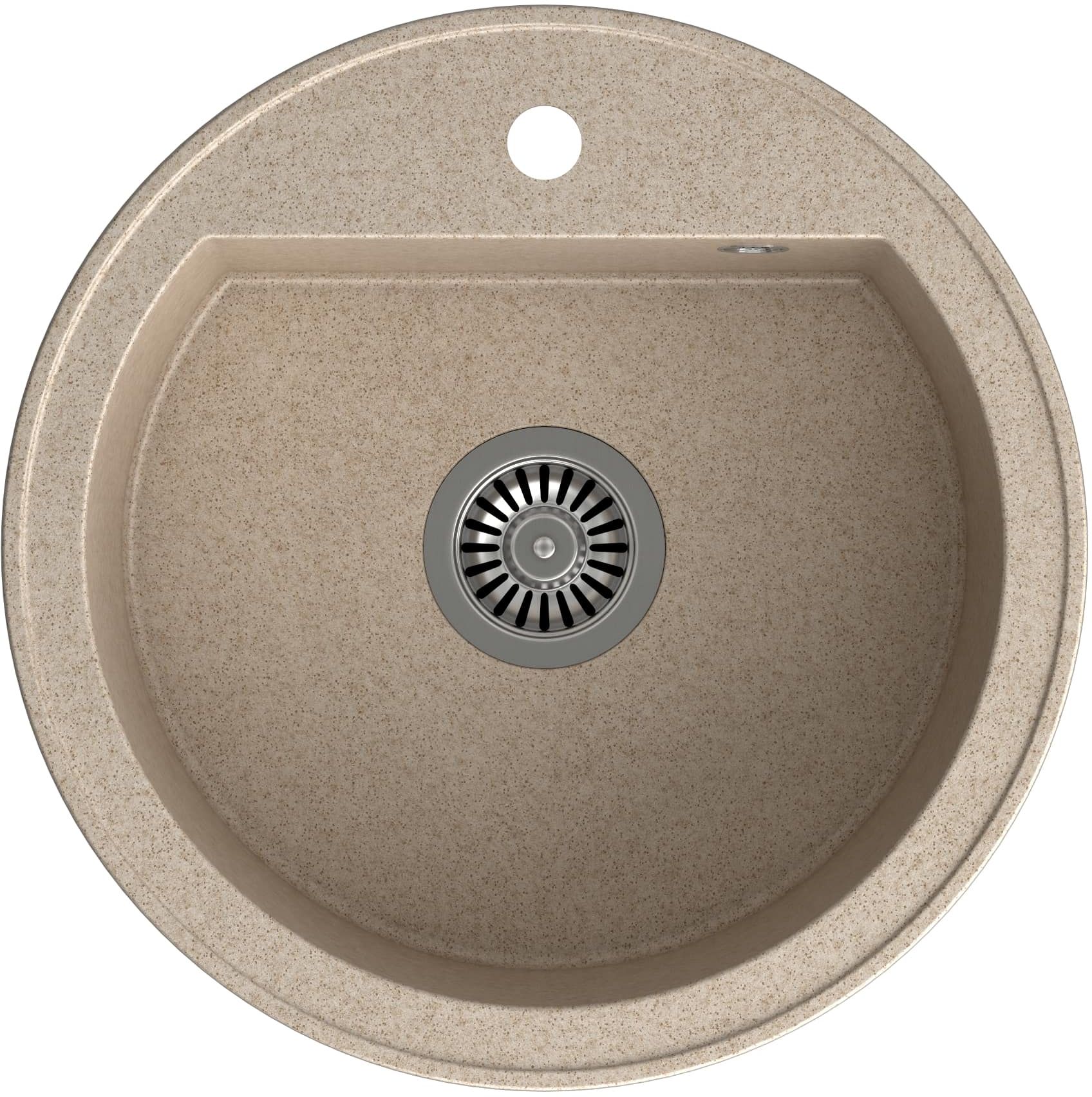 Quadron Johnny évier graniteq 51x51 cm beige HCQC5151BEZK