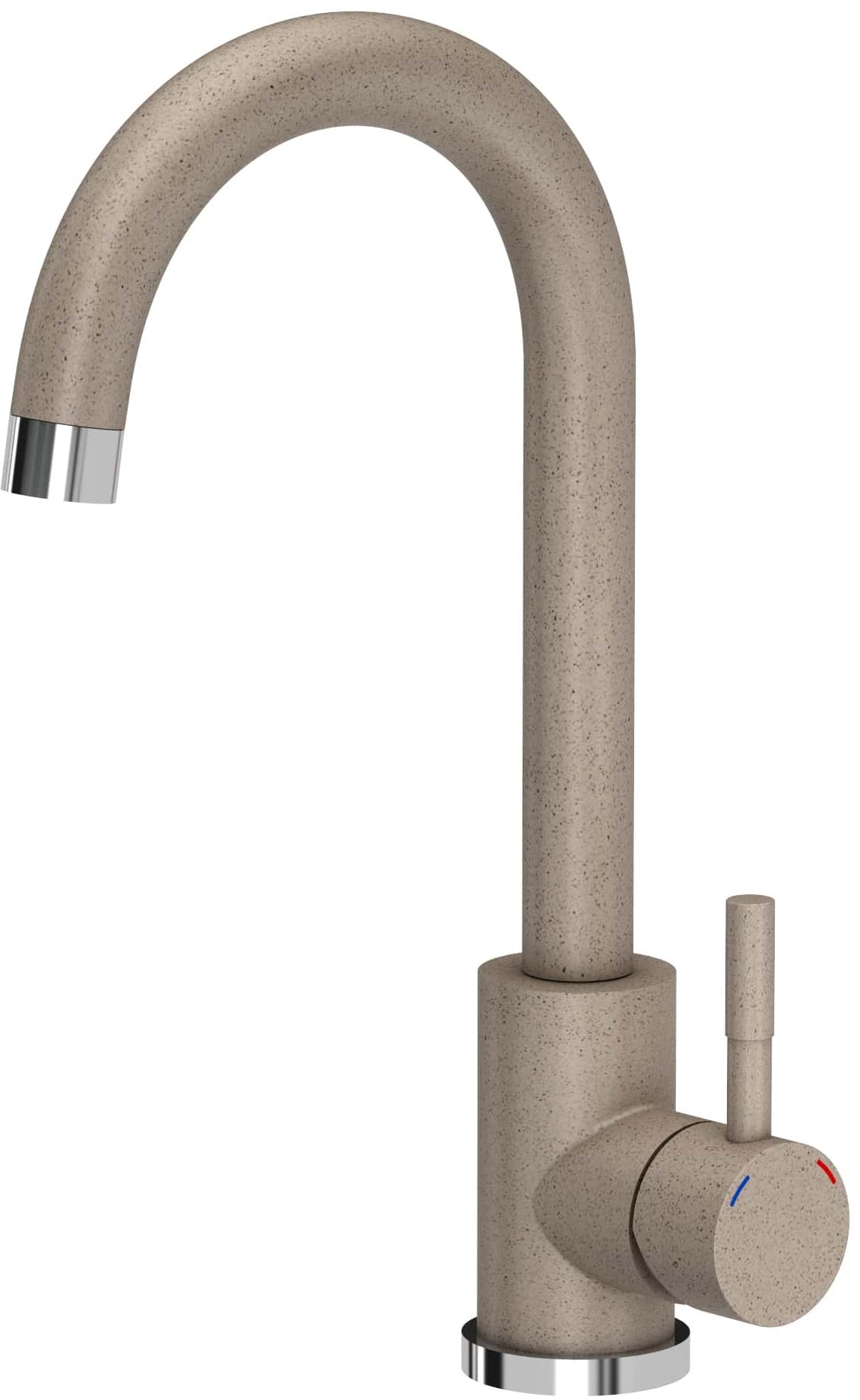 Quadron Kate mitigeur de cuisine sur pied beige 3623500_BE