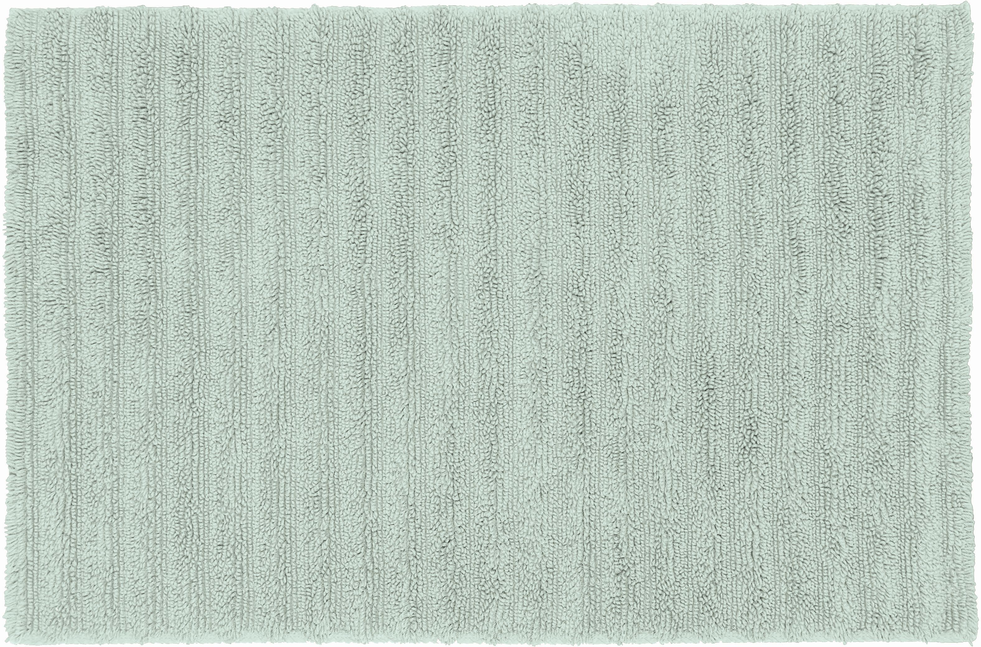 Kleine Wolke Yara tapis de bain 60x50 cm rectangulaire vert 9156685433