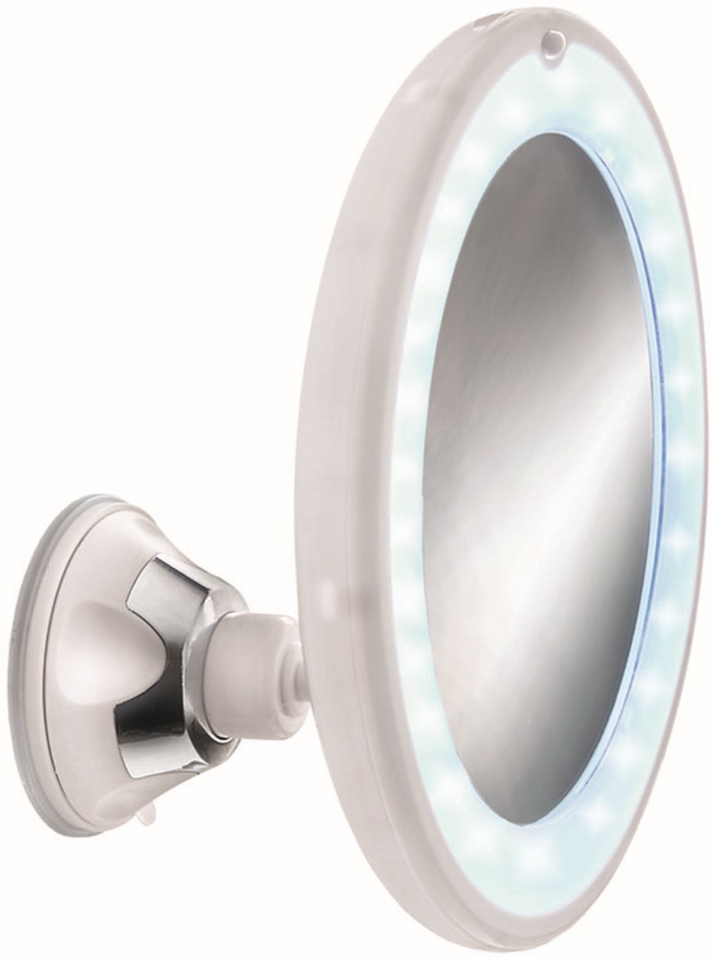 Kleine Wolke Flexy Light miroir cosmétique 17.5x17.5 cm arrondi avec éclairage blanc 5819114886
