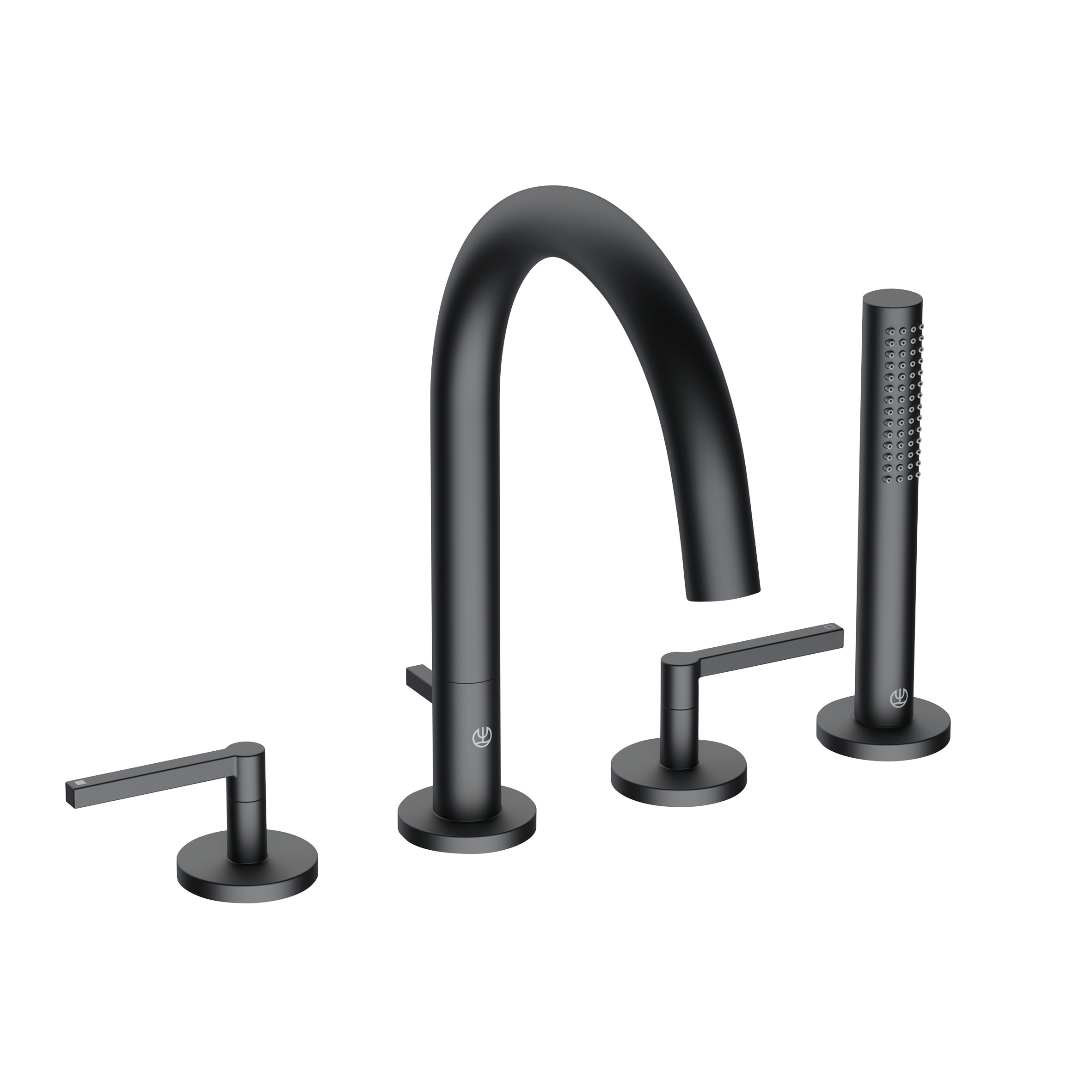 Kludi Nova Fonte mitigeur bain-douche pour baignoire noir 204253915