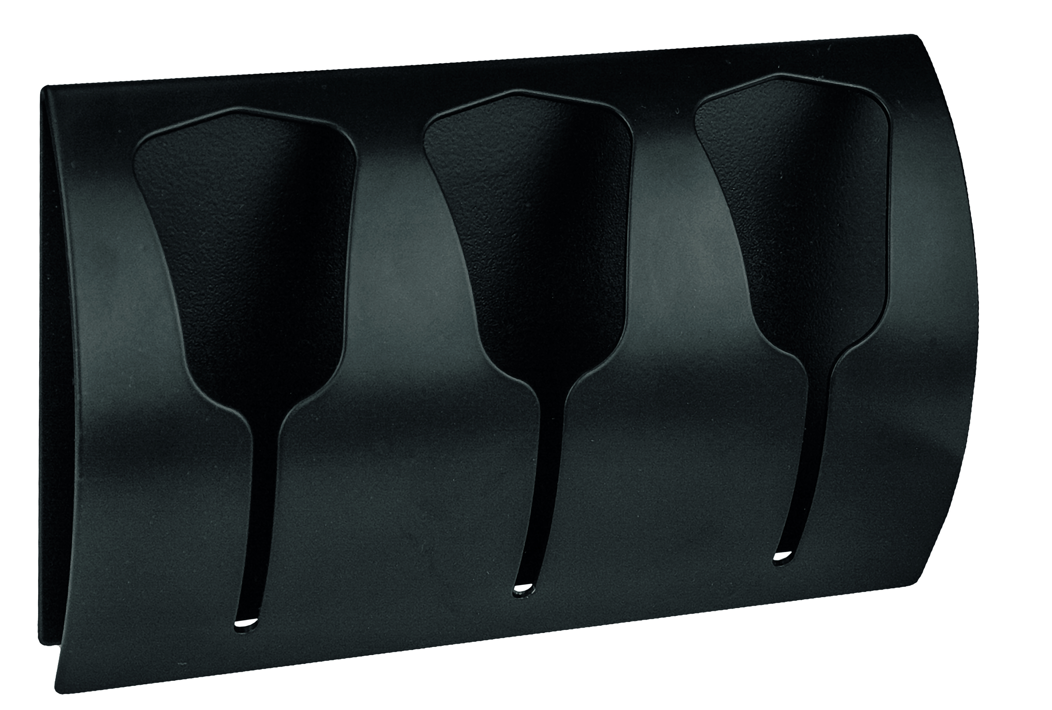 Kleine Wolke Tulip porte-serviettes noir 8645926887