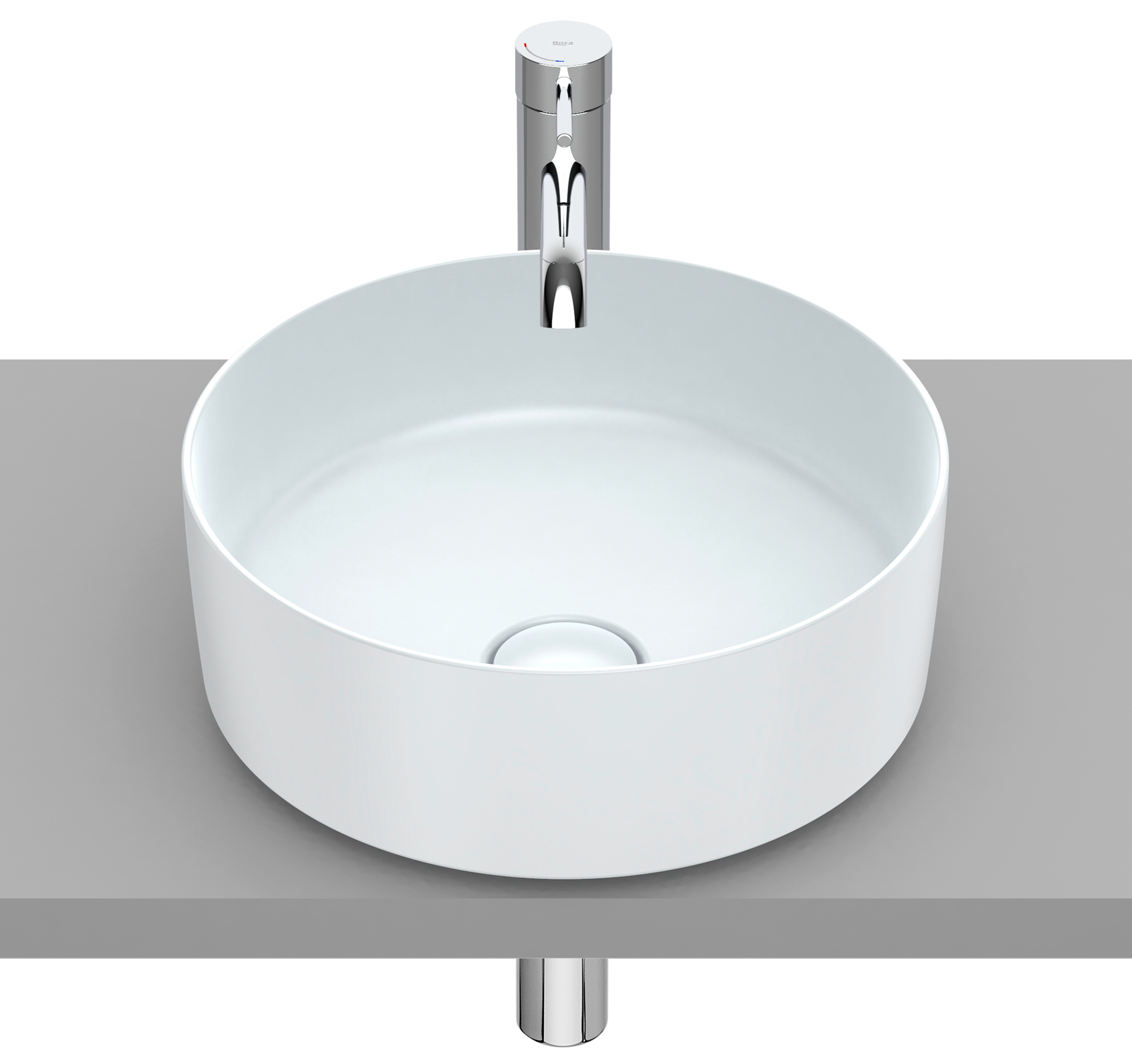 Roca Inspira lavabo 37x37 cm ronde à poser A327523630