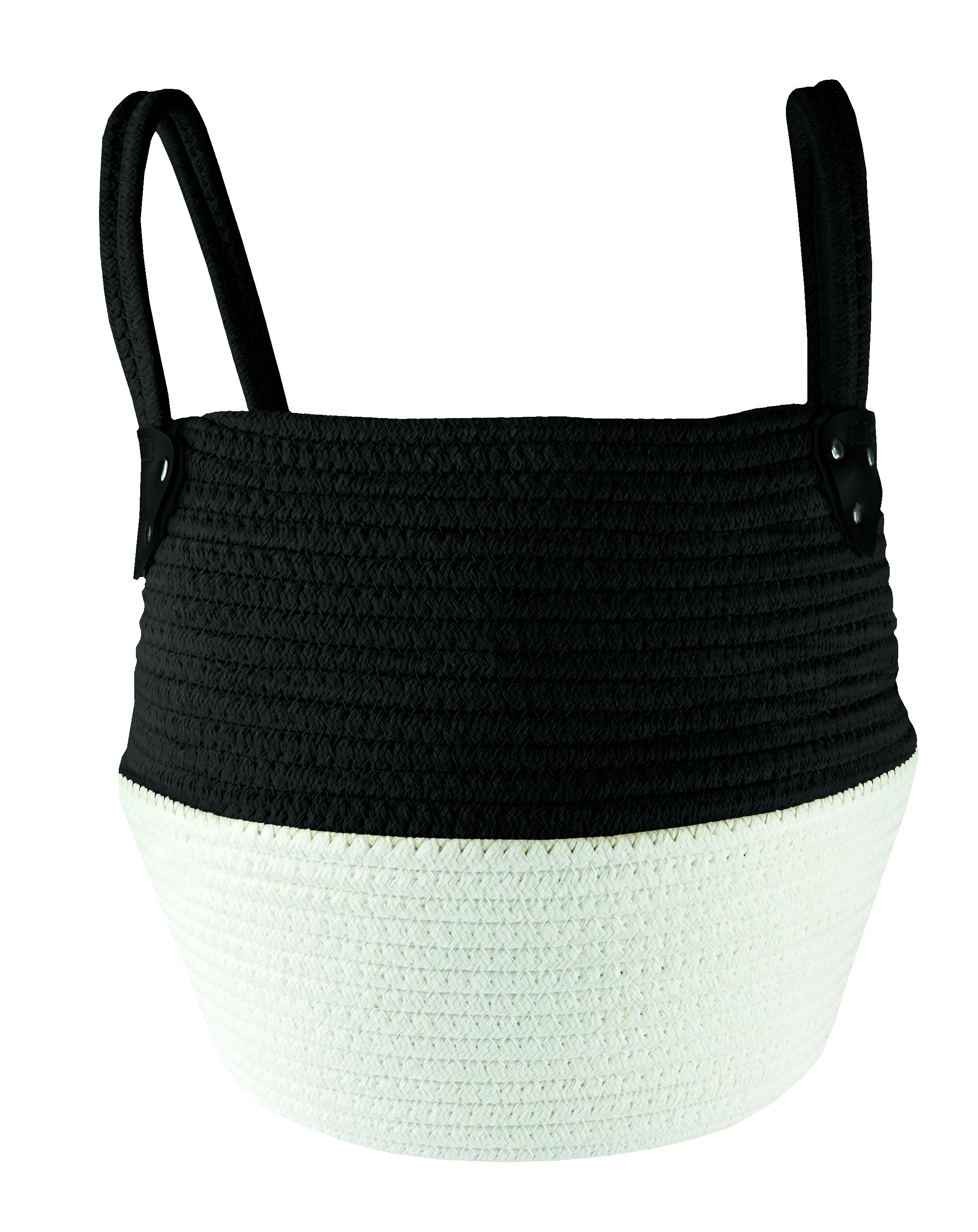 Kleine Wolke Patch panier de salle de bain blanc-noir 8649926062