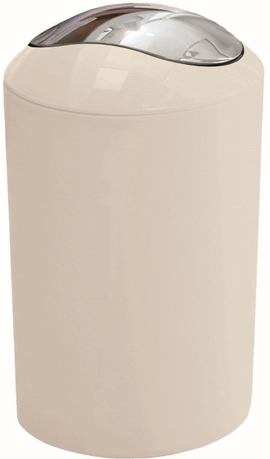 Kleine Wolke Glossy poubelle 5 l chrome-beige 5063291858