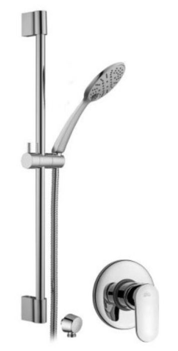 Paffoni Candy ensemble de douche encastré chrome CA010ZN6
