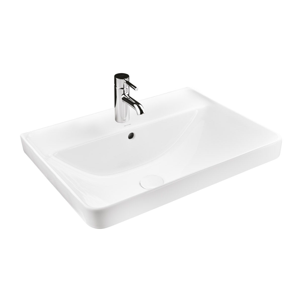 Oltens Kolma lavabo 61x47.5 cm rectangulaire encastrée blanc 41208000