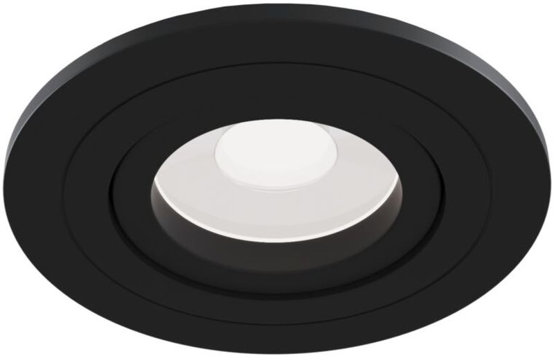Maytoni Atom spot encastré 1x50 W noir DL023-2-01B