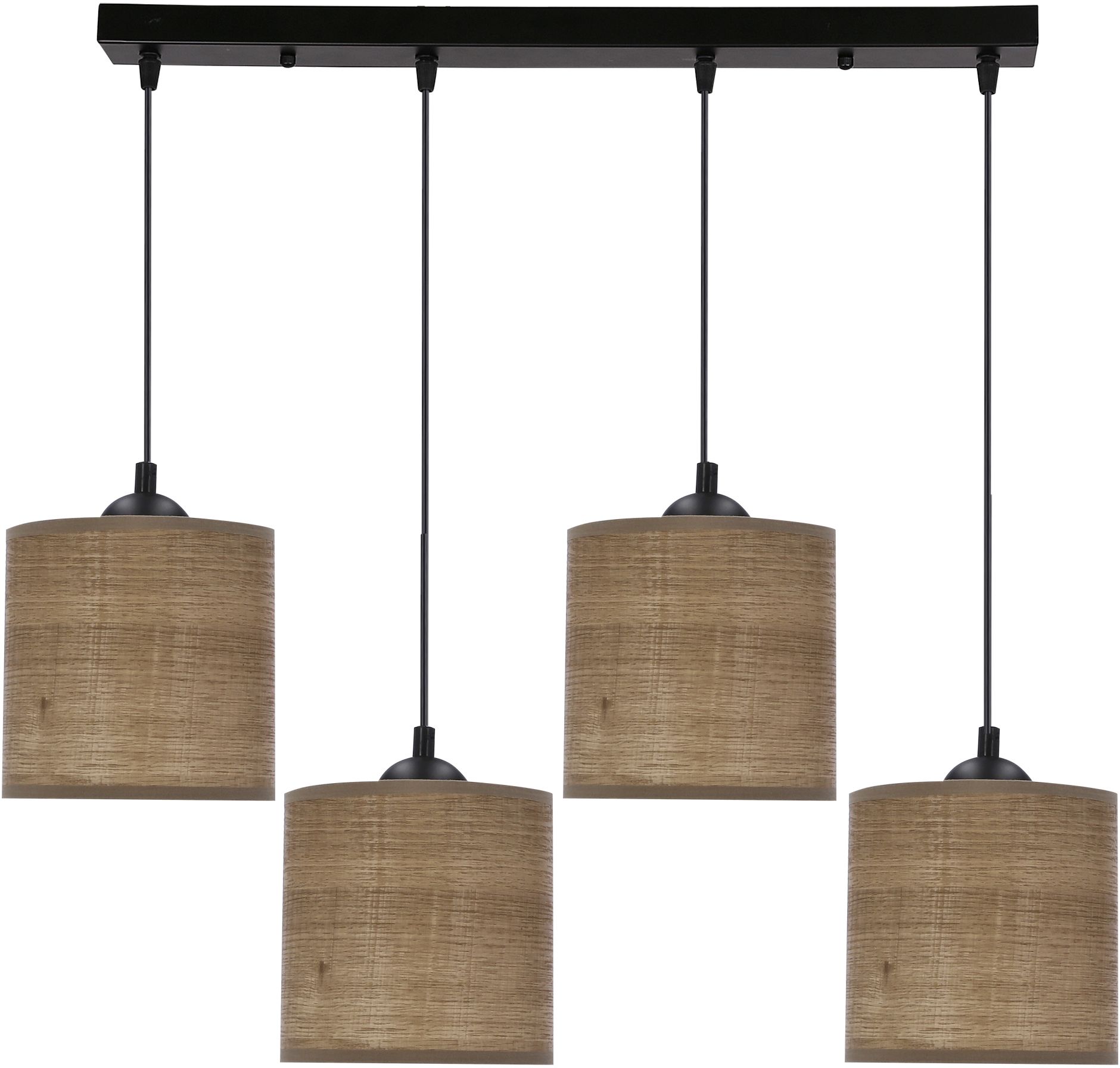 Candellux Legno lampe suspendue 4x40 W noir-beige 34-18366