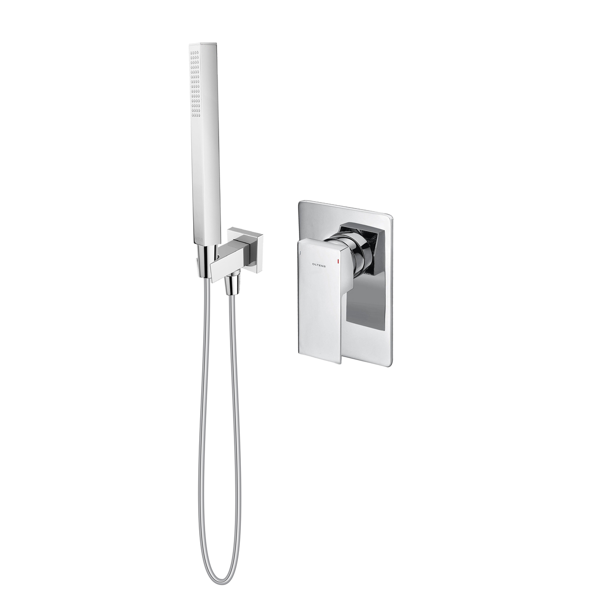 Set mitigeur de douche Oltens Gota 33101100, raccord coudé Oltens Hvita 39303100, 37103100, 37200100