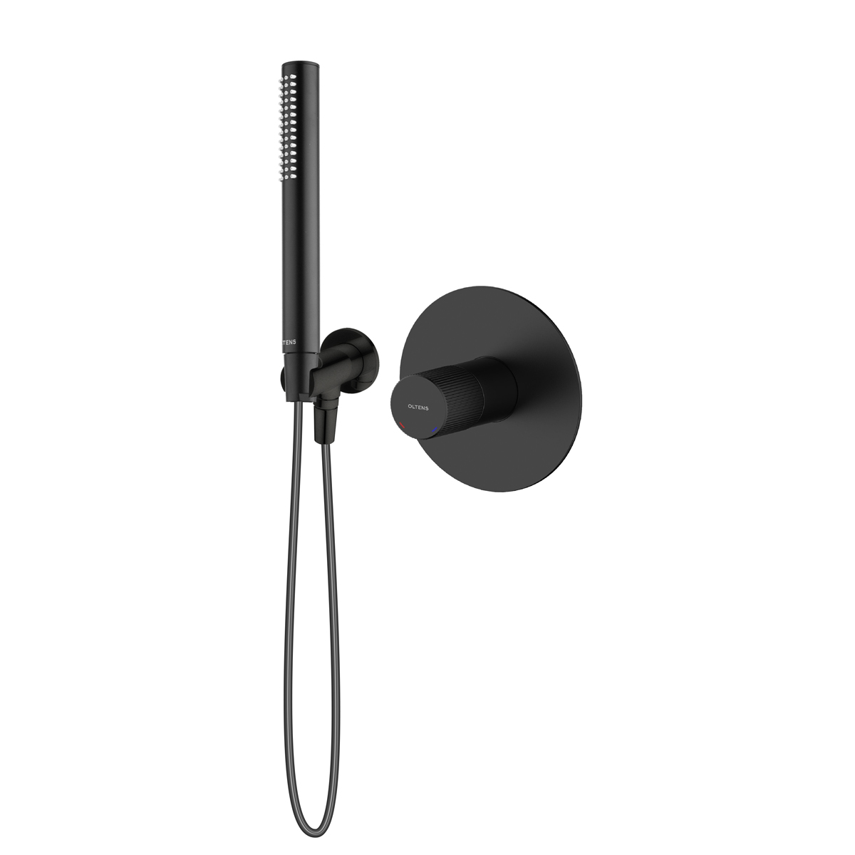 Set mitigeur de douche Oltens Hamnes 33105300, raccord coudé avec support Oltens Hvita 39304300, 37102300, 37200300