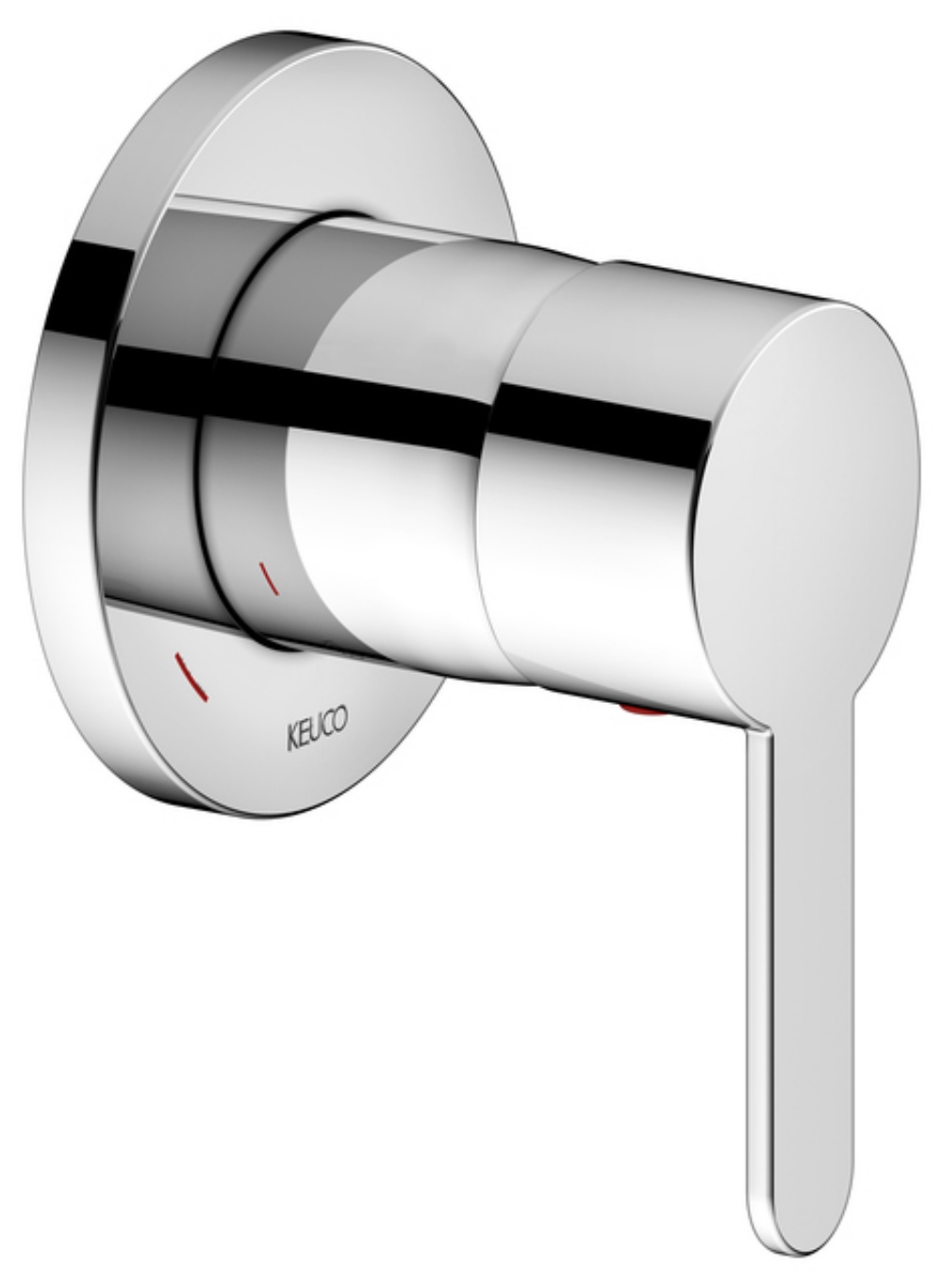 Keuco IXMO Flat mitigeur de douche encastrée chrome 59551010301