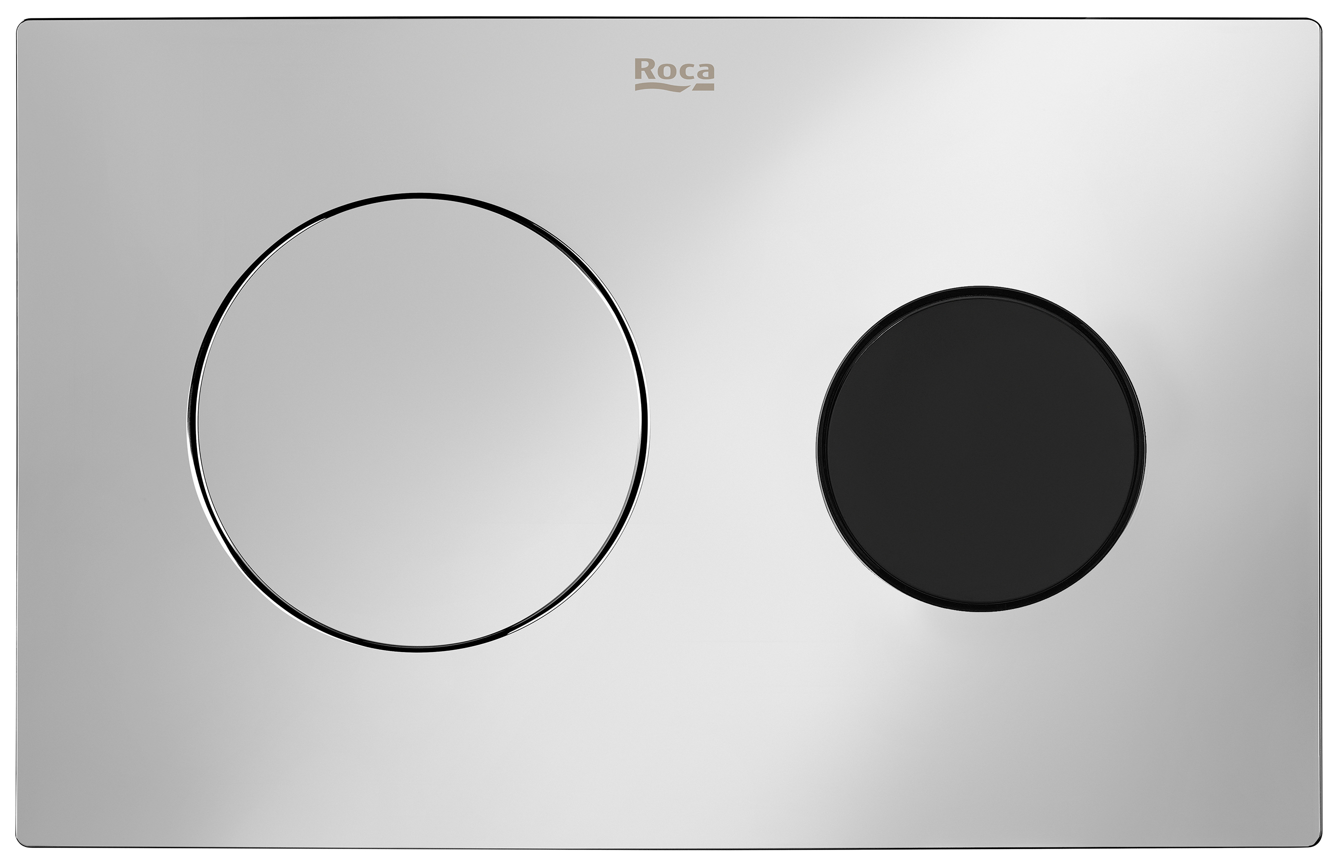 Roca PL bouton de chasse d'eau pour WC chrome brillant A890189510