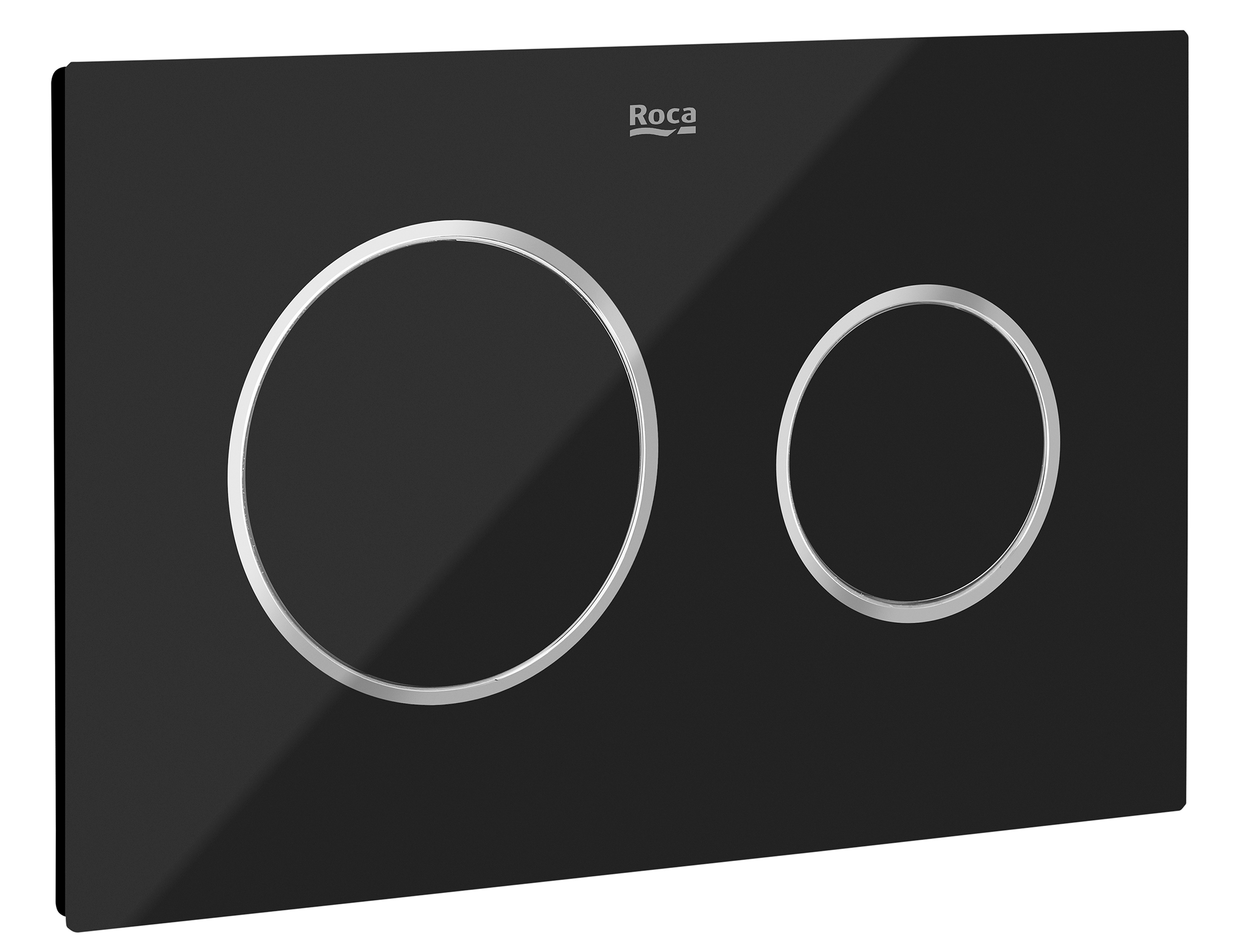 Roca PL bouton de chasse d'eau pour WC noir A890189308