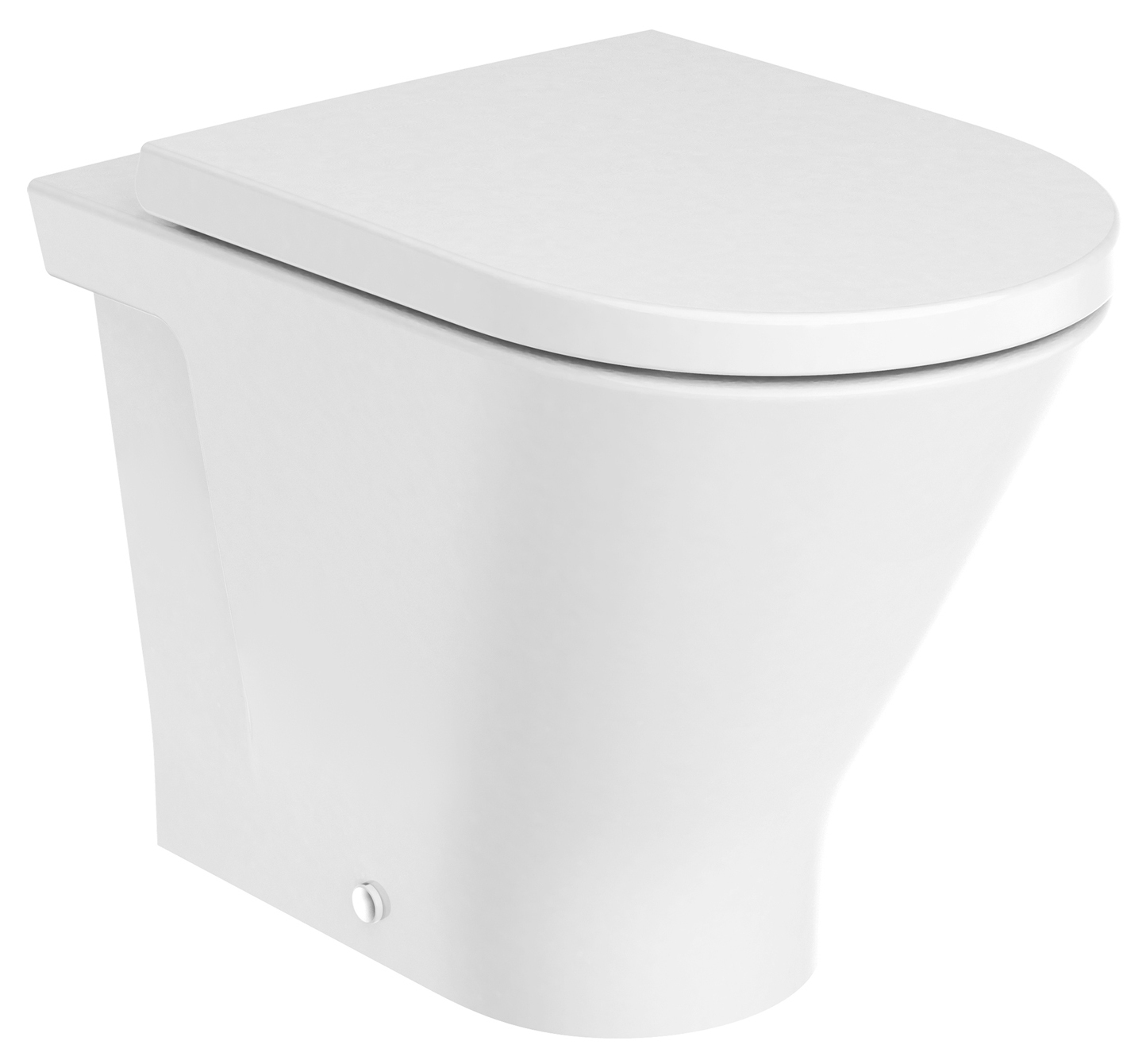 Roca Gap Round cuvette de wc sur pied oui blanc A3470N7S00