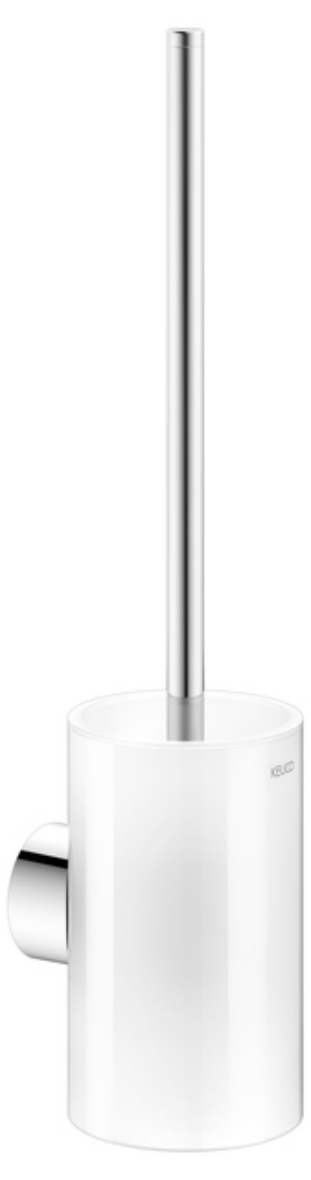 Keuco Reva brosse wc adhésif chrome-verre 12864019000