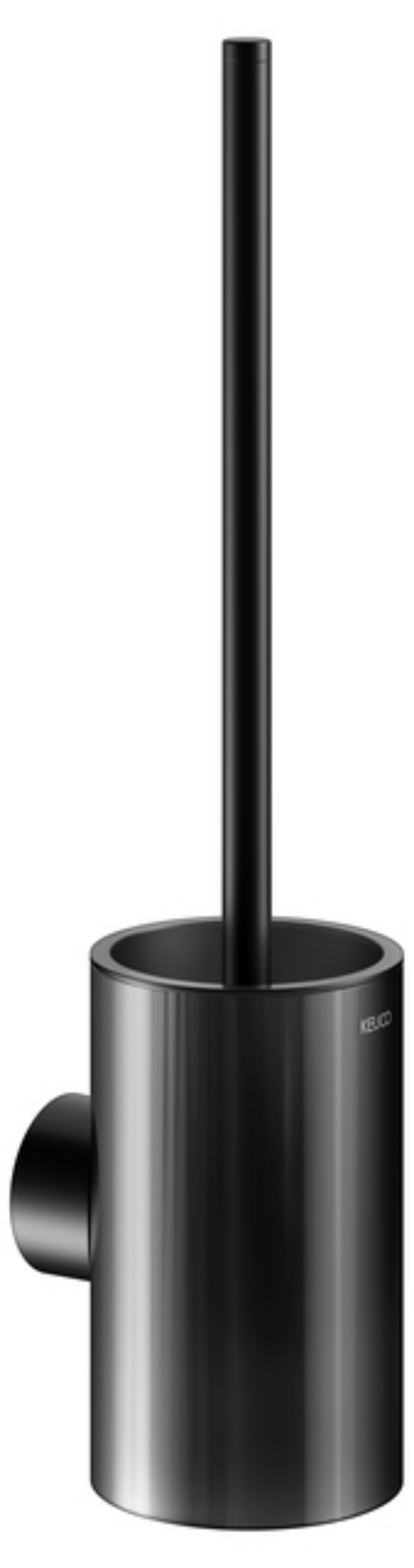 Keuco Reva brosse wc adhésif verre-noir 12864379000