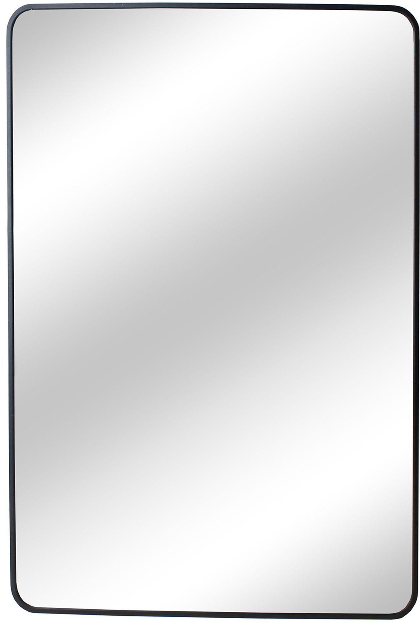 Ars Longa Zen miroir 60x110 cm rectangulaire noir ZEN60110-C