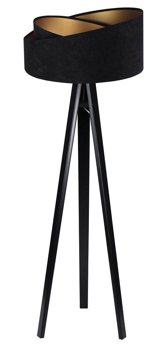 BPS Koncept Galaxy lampadaire 1x60 W noir-doré 060P-009CZ