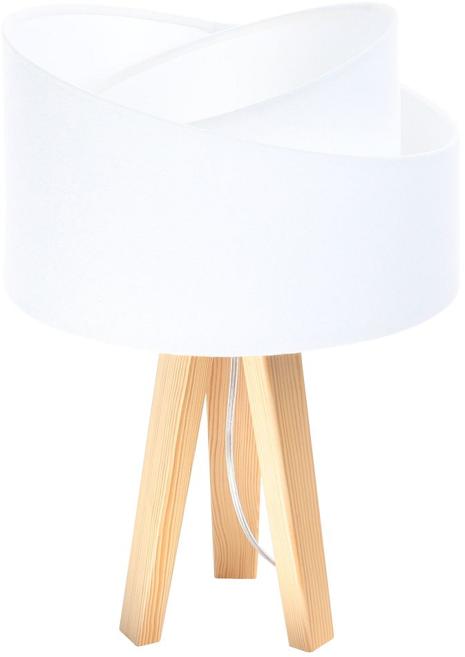 BPS Koncept Galaxy lampe de table 1x60 W blanc-bois 060S-060