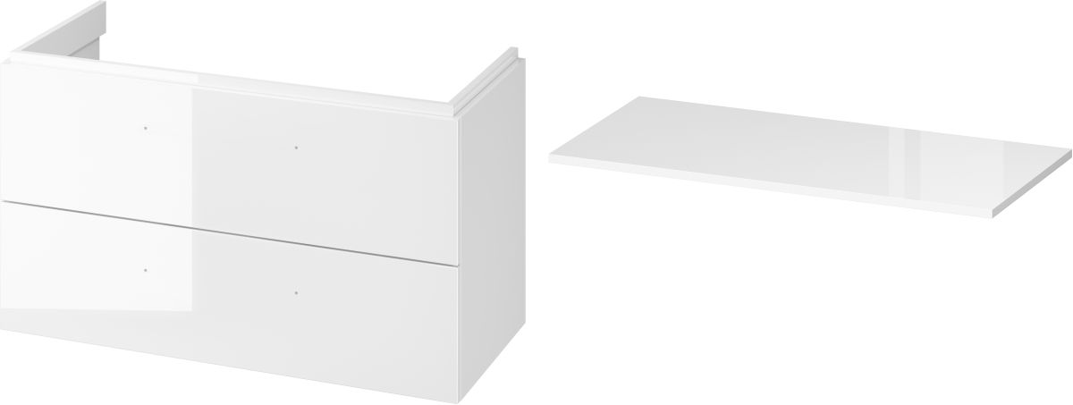 Set armoire Cersanit Larga S932-076, plan de travail Cersanit Larga S932-025