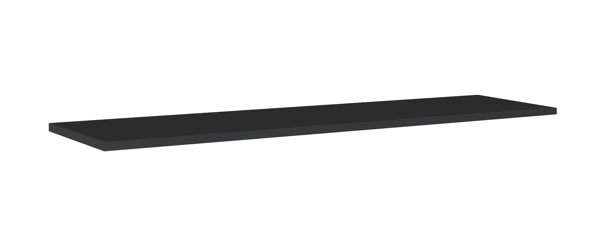 Oltens Vernal plan de travail suspendu 180.6x46.4 cm noir 63009300