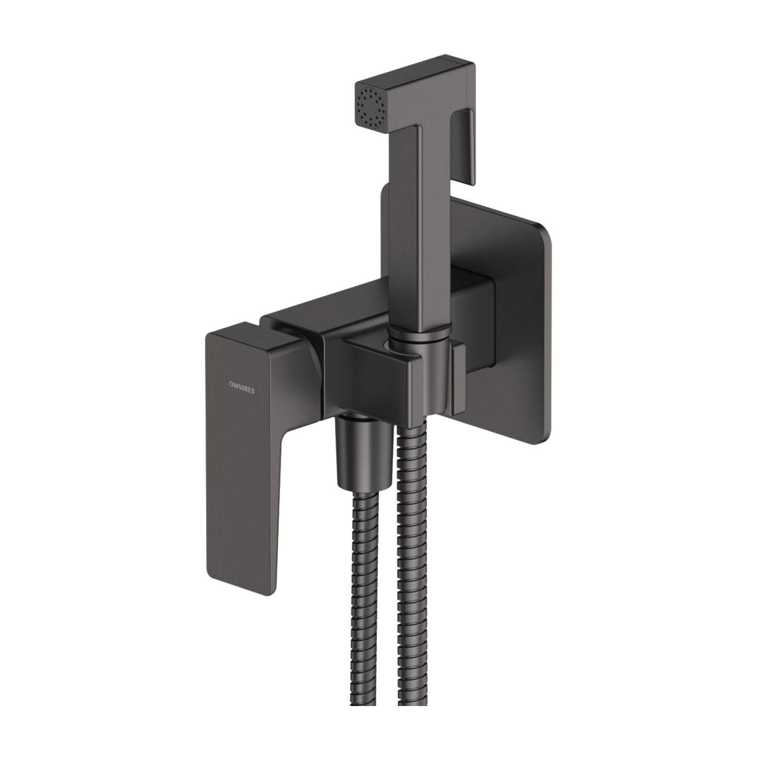 Omnires Parma mitigeur bidet avec kit de douche encastrée || SYSPMBI2GR